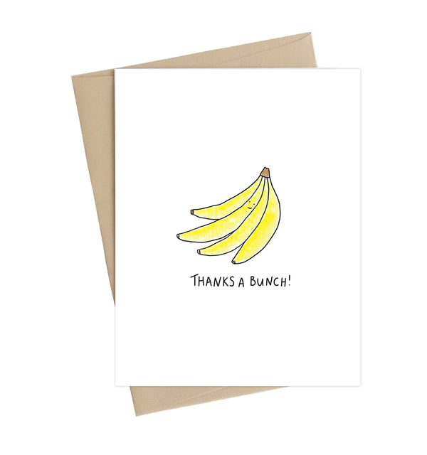 Thanks A Bunch (Banana) Greeting Card