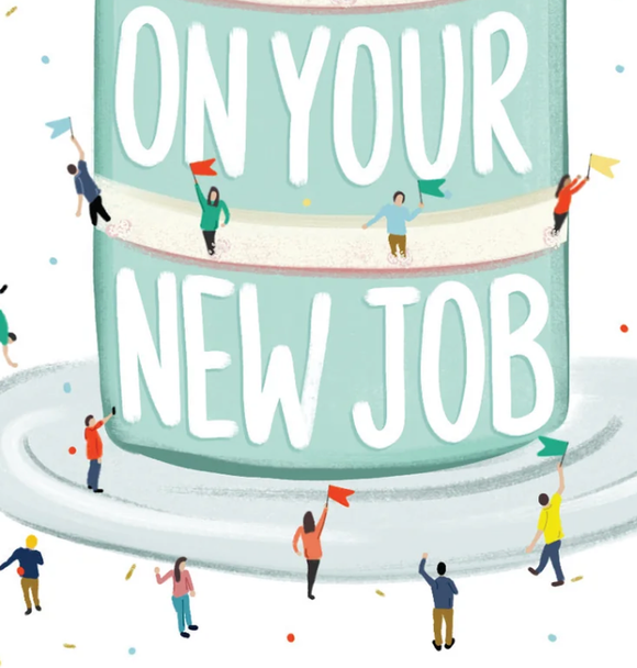 New Job Cake Card