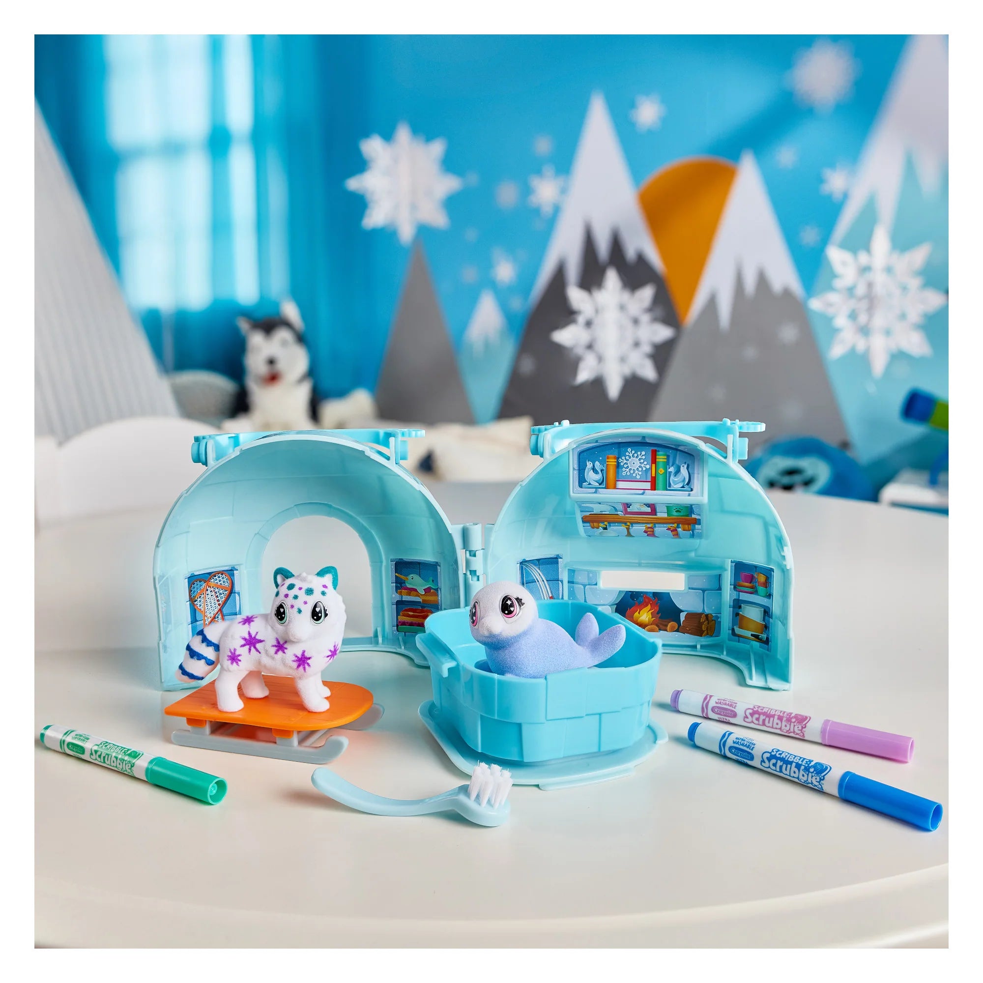 Scribble Scrubbie Pets Arctic Igloo Playset