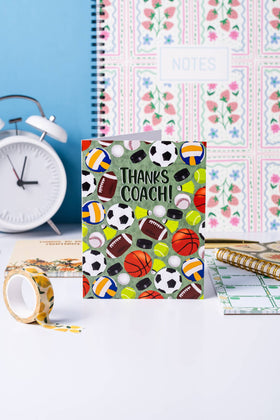Thanks Coach! - Greeting Card - 0