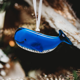 Whale Christmas Ornament