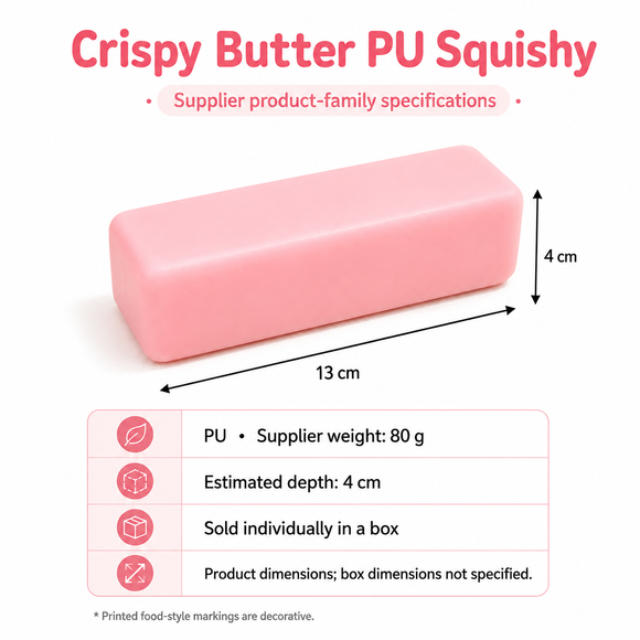 Pink Crispy Butter Squishy