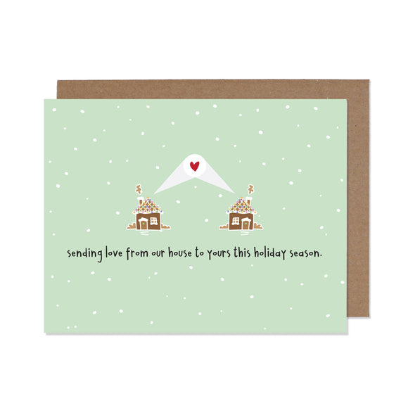 Gingerbread Houses Holiday card