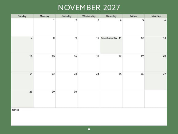 2027 Toronto Neighbourhood Calendar - 12" X 9"