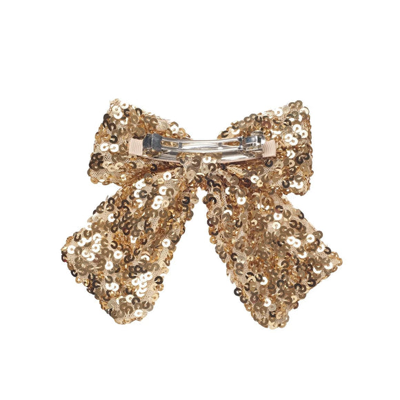 Bedazzle Sequin Bow Clip