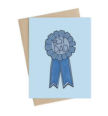 Dad Badge Card