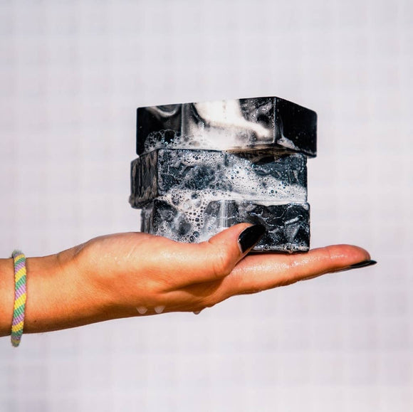 Charcoal Marble Soap - Tobacco Vanilla