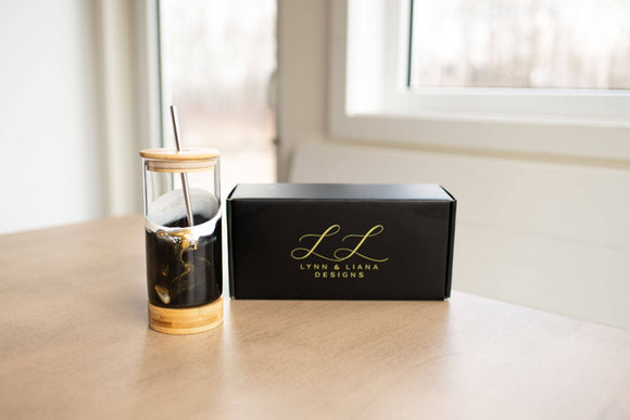 Resin Accented Glass Tumblers