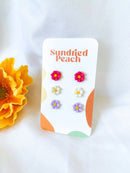 Mini Floral Stud Pack-1