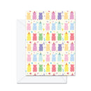Gummy Bear Pattern - Greeting Card-1