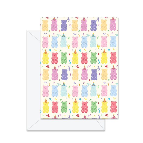 Gummy Bear Pattern - Greeting Card