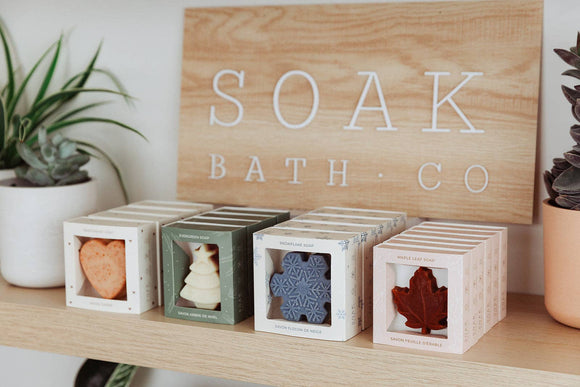 Snowflake Soap Bar: Holiday Collection