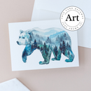 "Mountain Bear" Watercolor Art Card-1