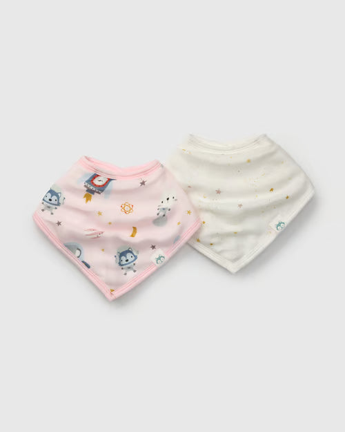 Loulou Lollipop Bandana Bib Set (various patterns)