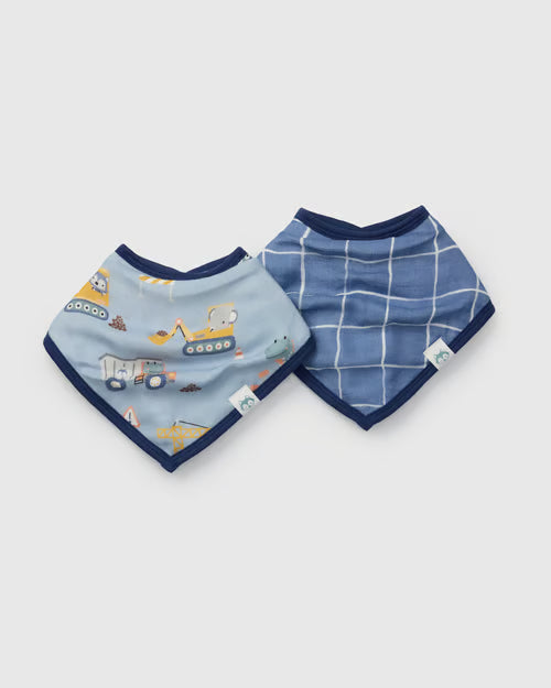 Loulou Lollipop Bandana Bib Set (various patterns)
