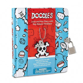 Doodle Diary With Key-Keeper Necklace