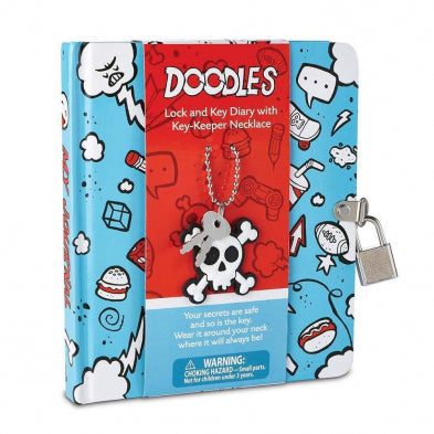 Doodle Diary With Key-Keeper Necklace