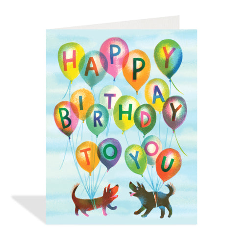 Birthday Balloons Card