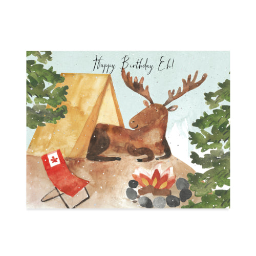 Canada Birthday Moose