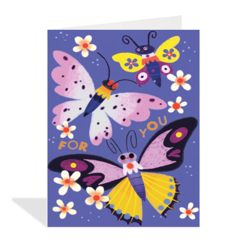 Butterflies for You Enclosure Card
