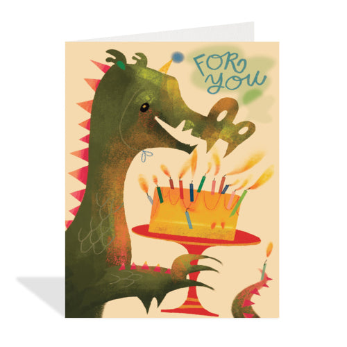 Dragon Cake Enclosure Card