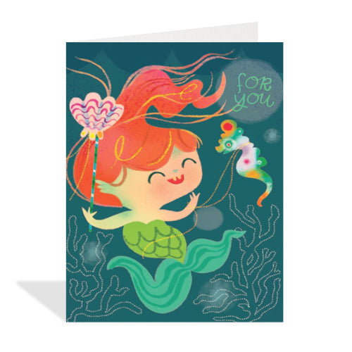 Mermaid Enclosure Card