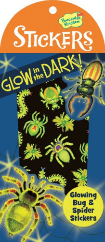 Glowing Bugs & Spiders Glow Stickers