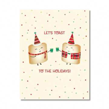 Lets Toast Christmas Card