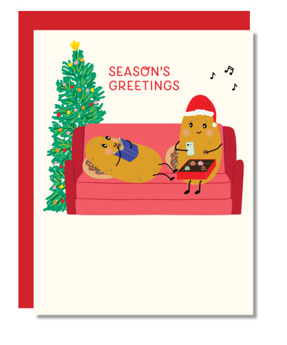 Potatoes Christmas Card