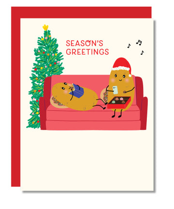 Potatoes Christmas Card