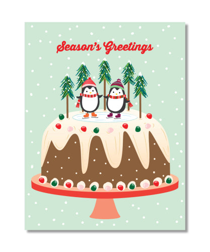 Penguin Skate Card
