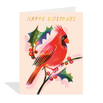Holiday Cardinal Card
