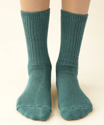 Buy blue-spruce Dyed Cotton Socks | Made in Canada | Various Colours