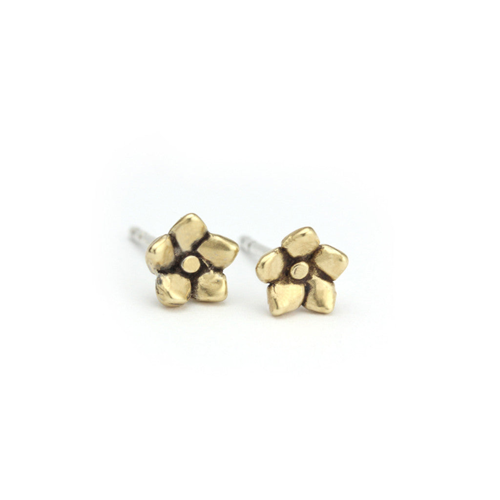 Bronze Forget-Me-Not Studs | Marmalade Designs