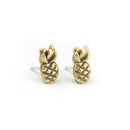 Silver Pineapple Studs | Marmalade Designs-1