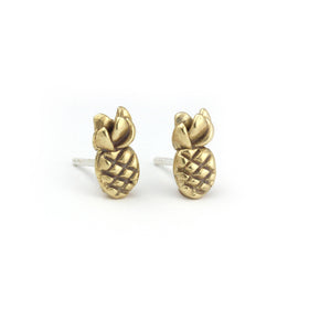 Silver Pineapple Studs | Marmalade Designs