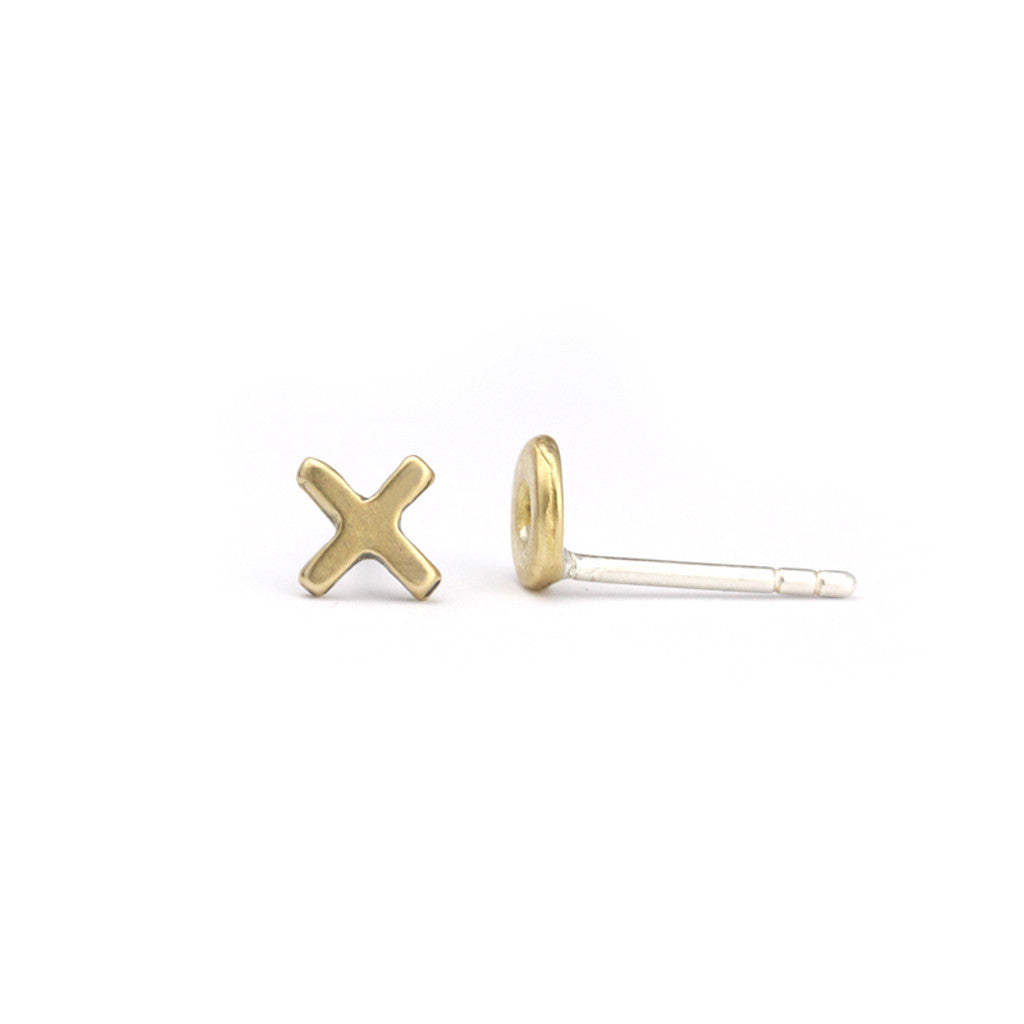 Bronze XO Studs | Marmalade Designs - 0