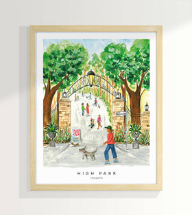 Toronto High Park 8x10 inch Art Print