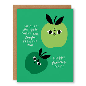 Father's Day Apple - Father's Day Greeting Card