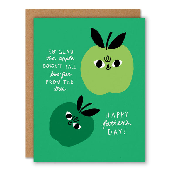 Father's Day Apple - Father's Day Greeting Card