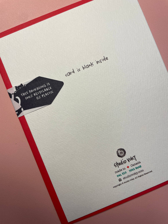 Greeting Card - Tree Bear Wow