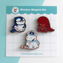 Toronto Sports Mascots Wooden Magnet Set-1