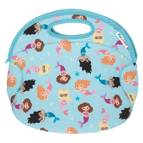 Large, Machine Washable Lunch Bag for Kids - Mermaids