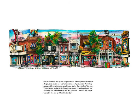 2027 Toronto Neighbourhood Calendar - 12" X 9"
