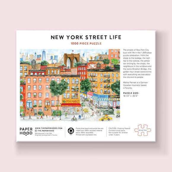 New York Street Life Puzzle - 1000 Piece Puzzle