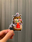 Sticker - Beaver Caesar-2