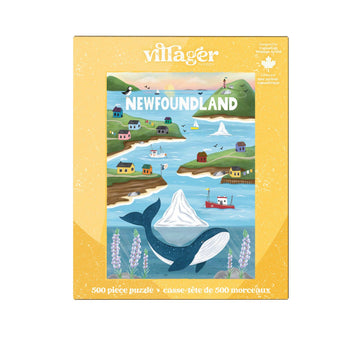 Villager Puzzles | Newfoundland Sites | 500-Piece Puzzle | Designed in Canada - 0