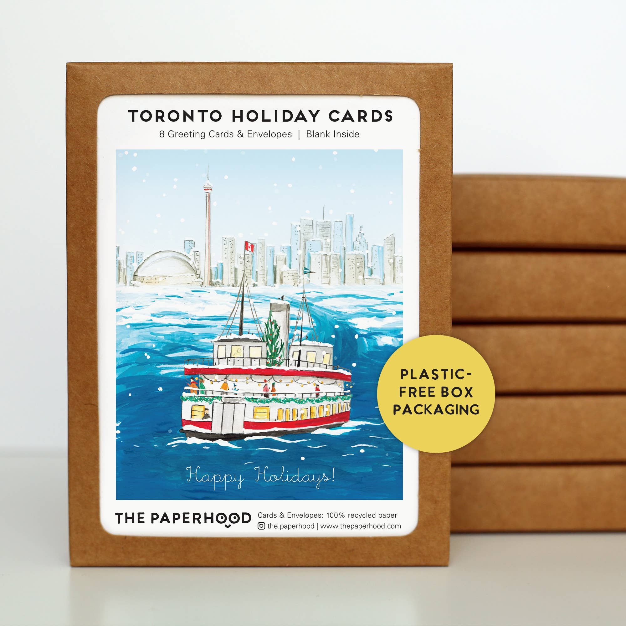 Toronto Island Ferry Cards Box of 8 - 0