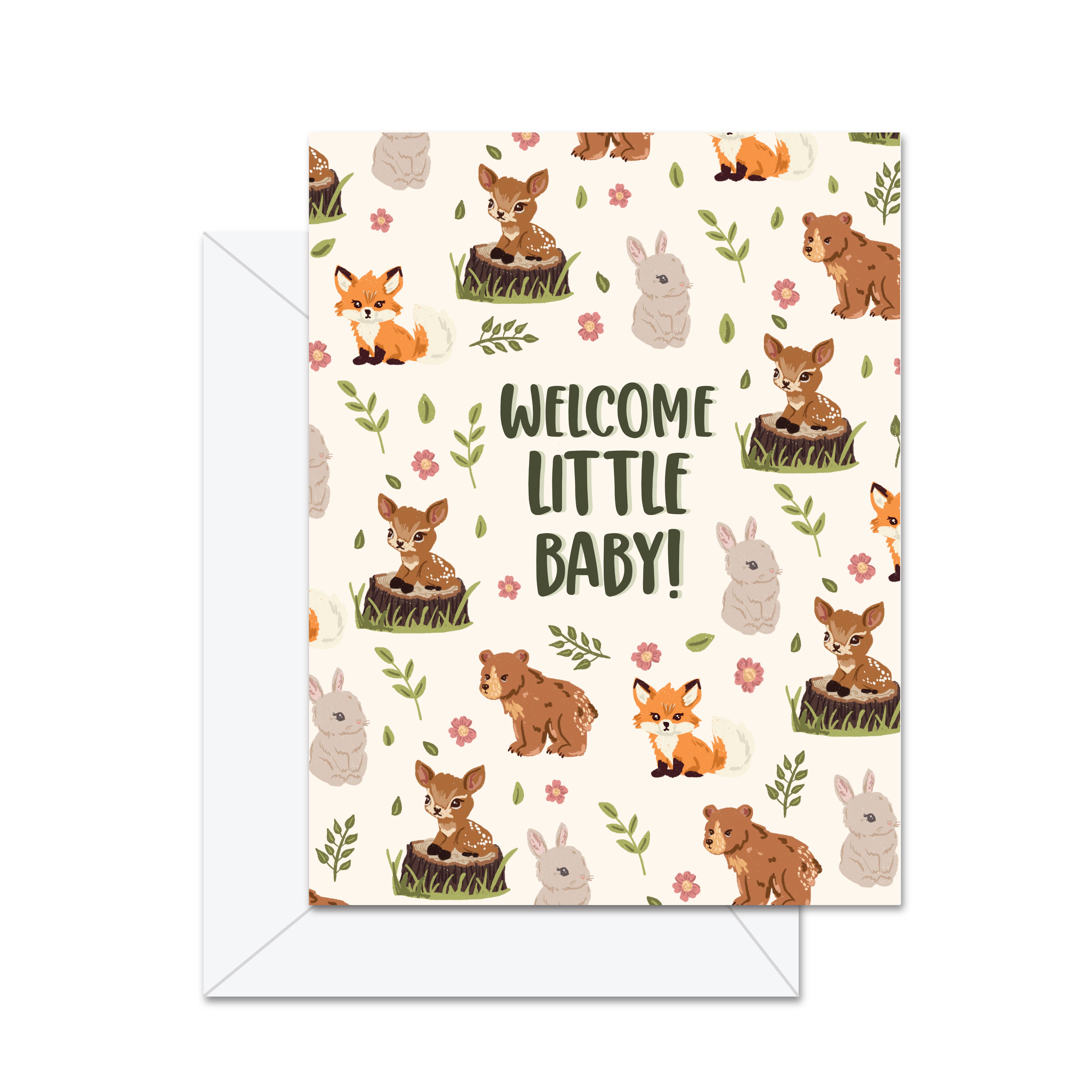 Welcome Little Baby! - Greeting Card