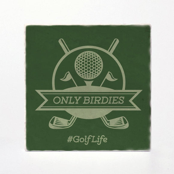 Golf Life Absorbent Ceramic Coaster Set of 4